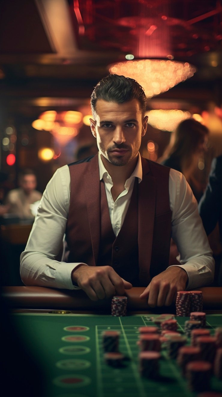 Roulette langsung dengan kamera multi-sudut